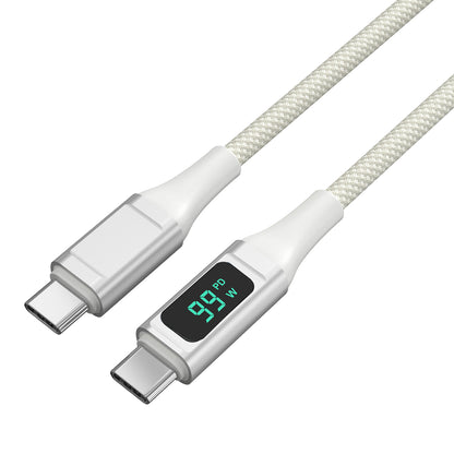 4smarts USB-C auf USB-C Kabel DigitCord 100W 1,5m weiß