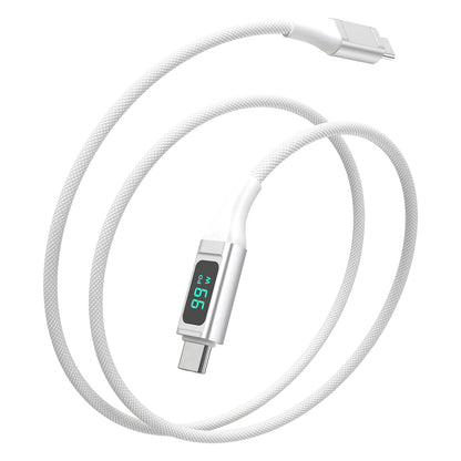 4smarts USB-C auf USB-C Kabel DigitCord 100W 1,5m weiß