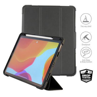 4smarts Folio Case Endurance für Apple iPad (7.Gen./8.Gen./9.Gen.) schwarz