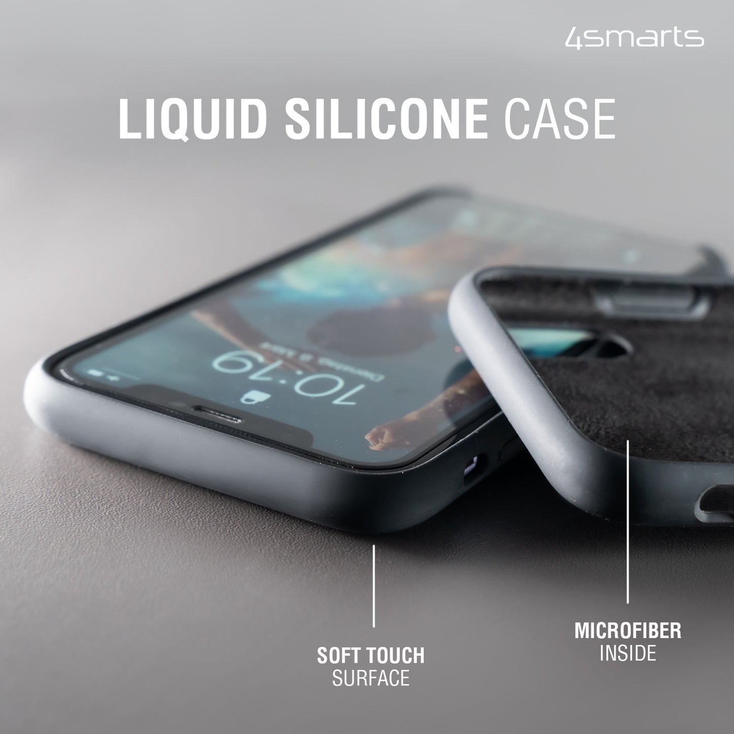 4smarts Liquid Silicone Case Cupertino für Apple iPhone 11 schwarz