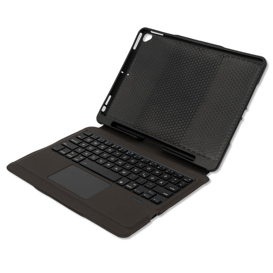 4smarts Tastatur Case Solid QWERTZ, Trackpad, Stifthalter, für Apple iPad (7.Gen./8.Gen./9.Gen.)