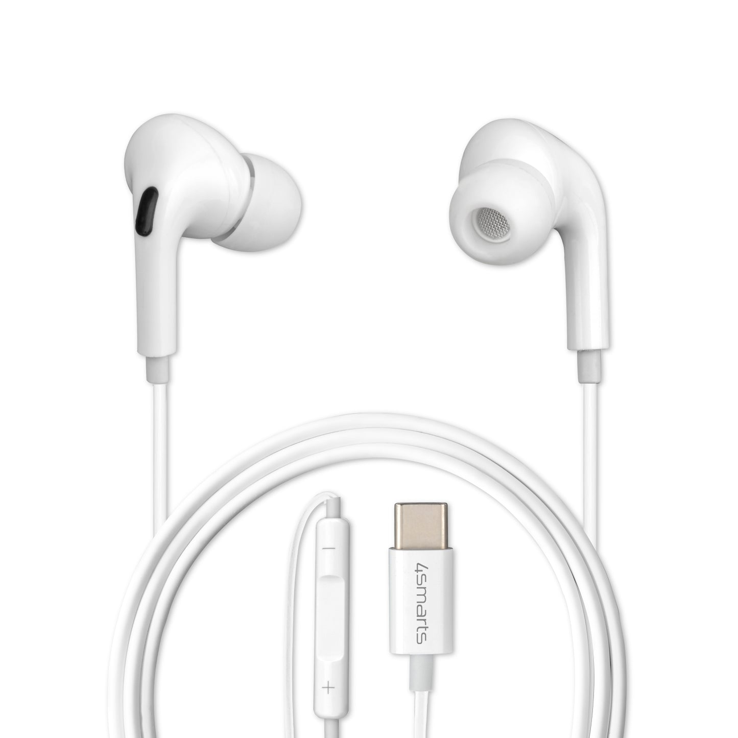 4smarts Aktiver Kopfhörer Melody Digital Basic USB-C mit D/A Wandler weiß