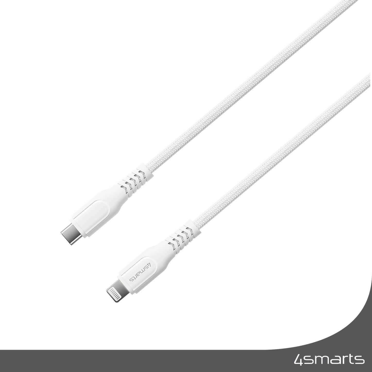 4smarts USB-C auf Lightning Kabel RapidCord PD 30W 1,5m weiß *MFi zertifiziert