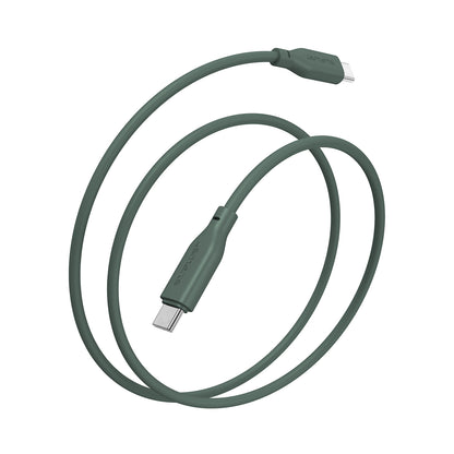 4smarts USB-C / USB-C Silikon-Kabel High Flex 60W 1,5m petrol