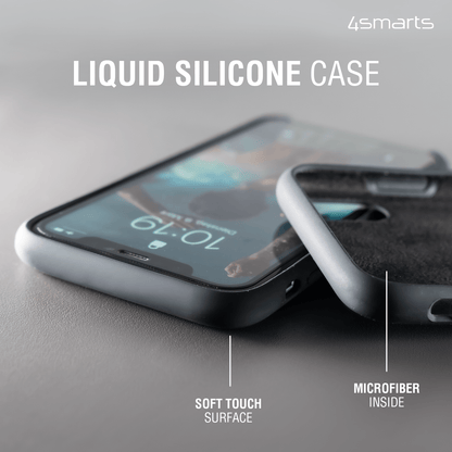 4smarts Liquid Silicone Case Cupertino für Apple iPhone 13 schwarz