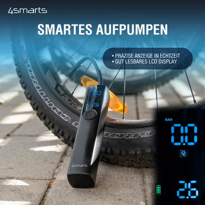 4smarts Elektrische Mini-Luftpumpe VoltPump, universal