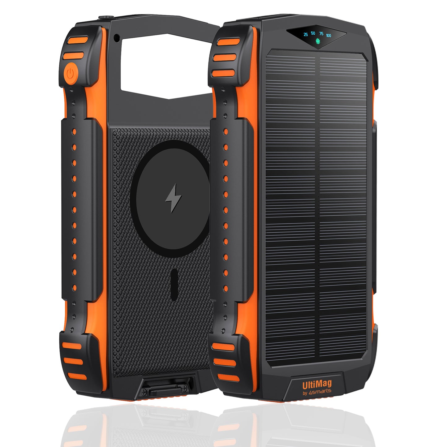 4smarts Solar Powerbank Rugged TitanPack UltiMag 20000mAh schwarz