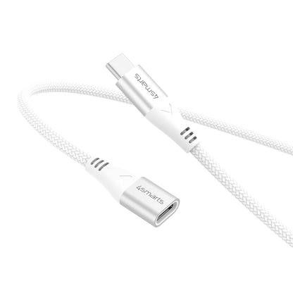 4smarts USB-C Verlängerungskabel 60W 1,5m weiß