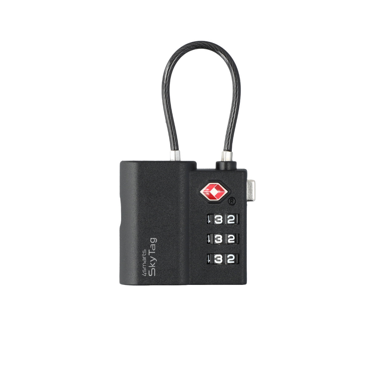 4smarts Standort-Finder SkyTag TSA Lock schwarz