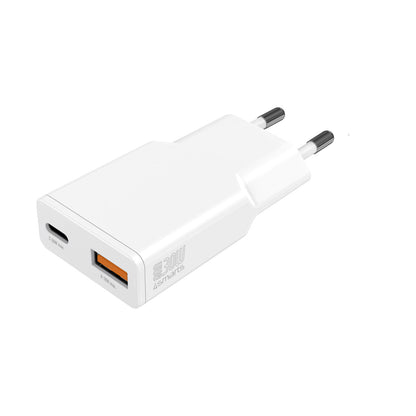 4smarts Netzladegerät PDPlug Slim Duos 30W GaN 1C+1A weiß