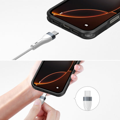 4smarts USB-C/A Multi-Ladekabel 4in2 25cm, weiß