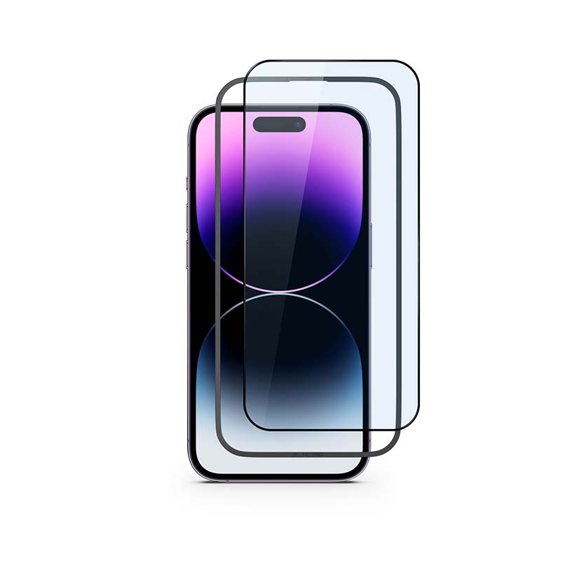 Epico Edge To Edge Glass - 2 pack with installation frame iPhone 14 Pro