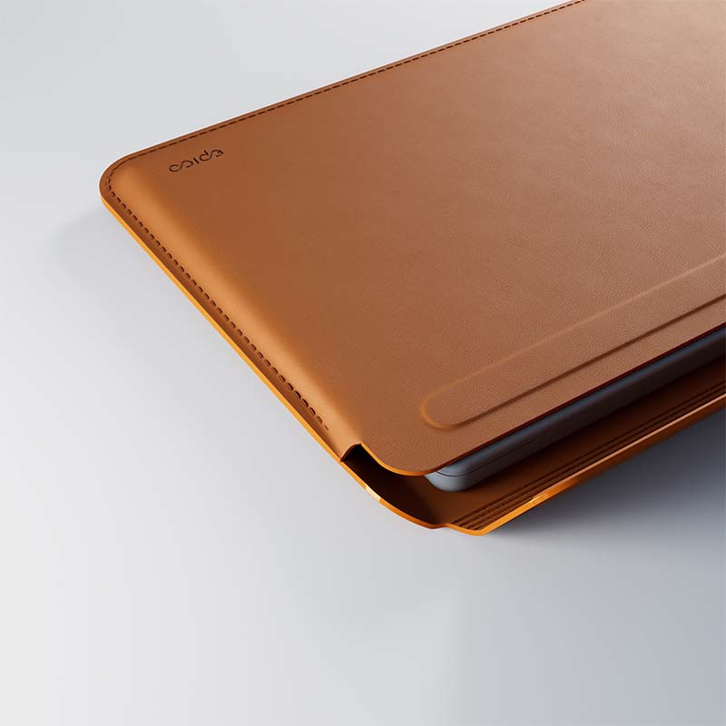 Epico Leather Sleeve for MacBook Air 15" - brown