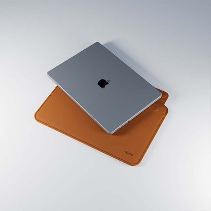 Epico Leather Sleeve for MacBook Air 15" - brown