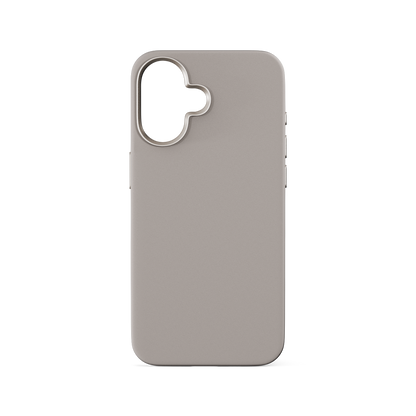 Epico Mag+ Silicone Case with Aluminium details for iPhone 16 Plus - titanium beige