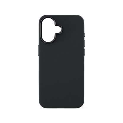 Epico Mag+ Silicone Case with Aluminium details for iPhone 16 Plus - black