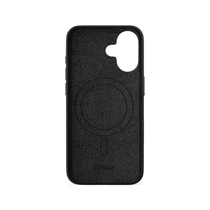 Epico Mag+ Silicone Case with Aluminium details for iPhone 16 Plus - black