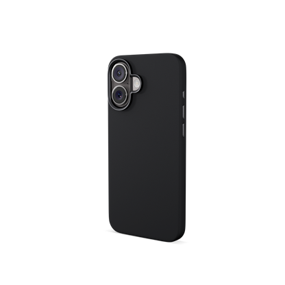 Epico Mag+ Silicone Case with Aluminium details for iPhone 16 Plus - black