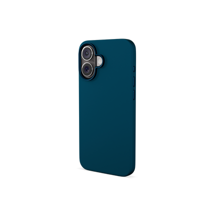 Epico Mag+ Silicone Case with Aluminium details for iPhone 16 Plus - petrol blue