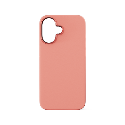 Epico Mag+ Silicone Case with Aluminium details for iPhone 16 Plus - peach pink