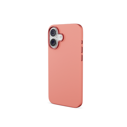 Epico Mag+ Silicone Case with Aluminium details for iPhone 16 Plus - peach pink