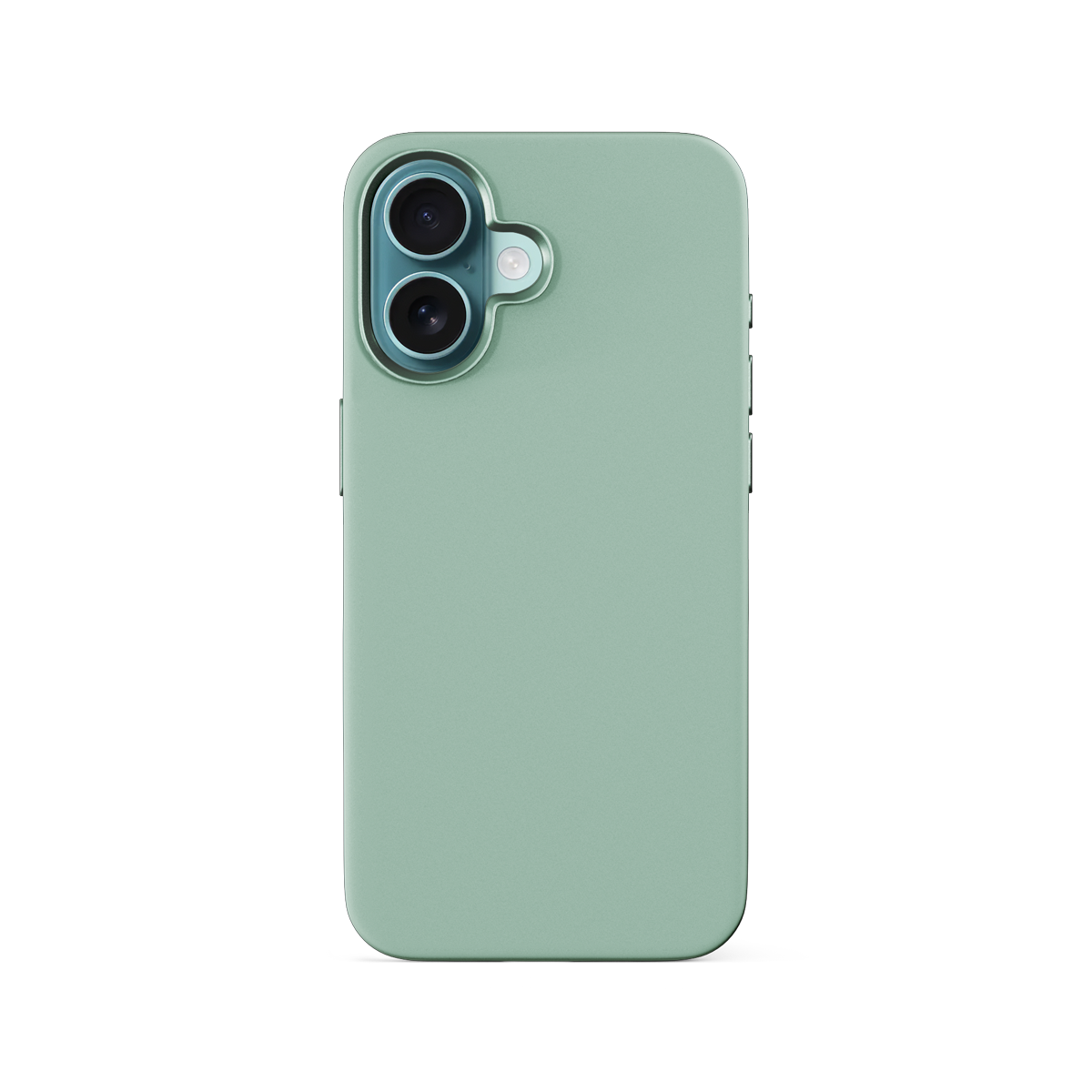 Epico Mag+ Silicone Case with Aluminium details for iPhone 16 Plus - pastel mint