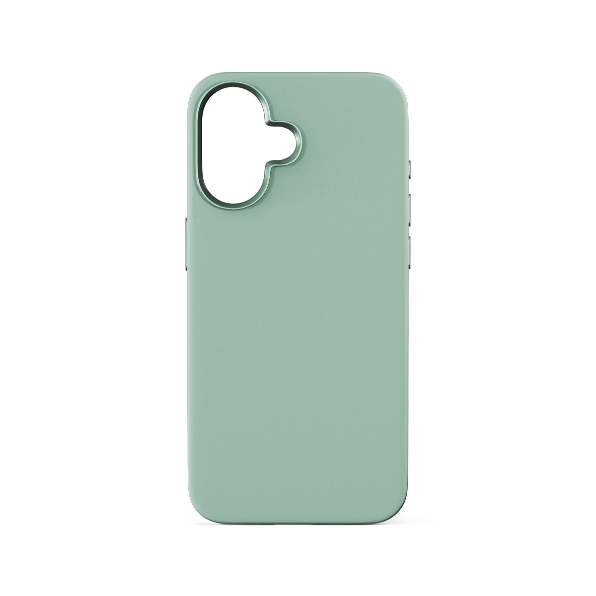 Epico Mag+ Silicone Case with Aluminium details for iPhone 16 Plus - pastel mint