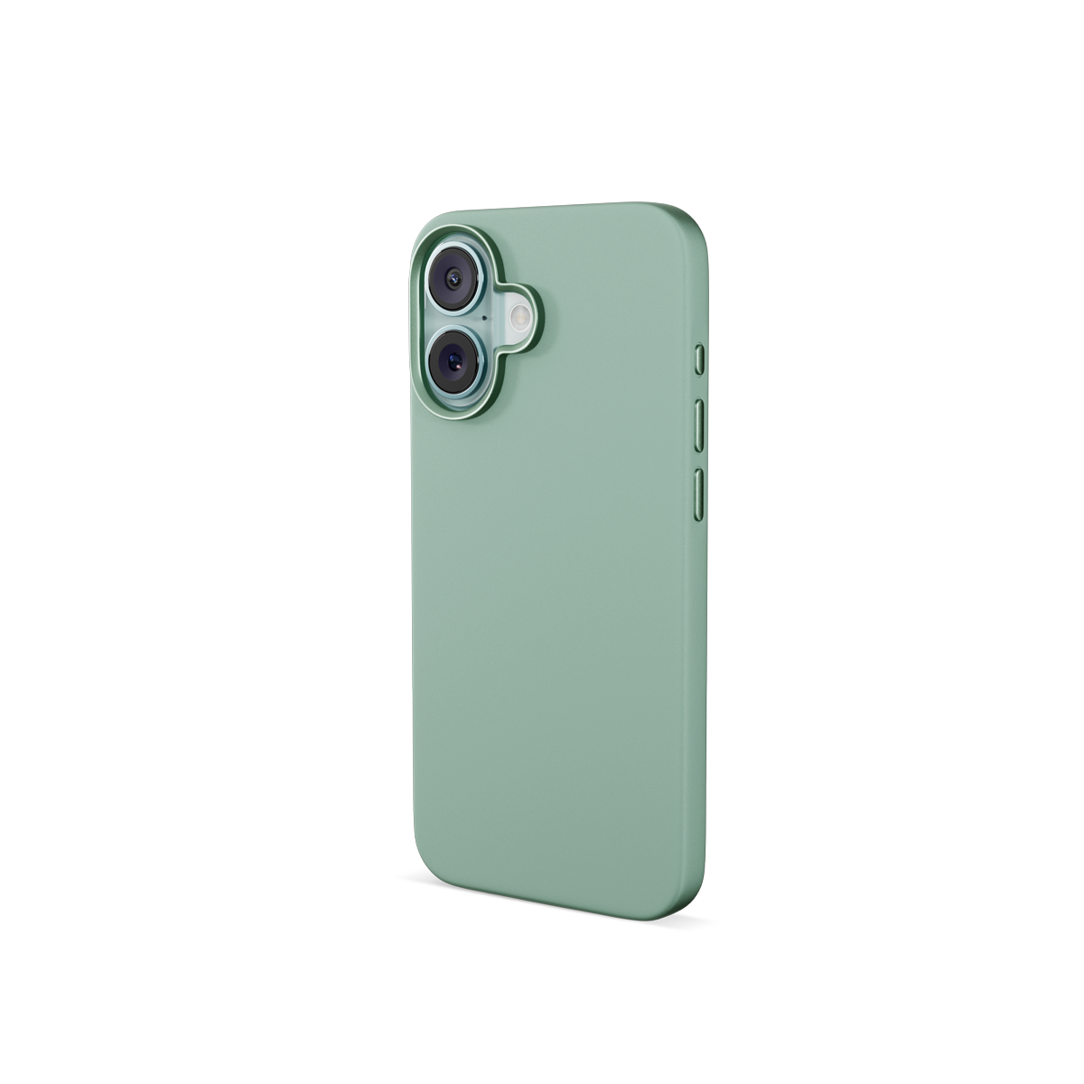 Epico Mag+ Silicone Case with Aluminium details for iPhone 16 Plus - pastel mint