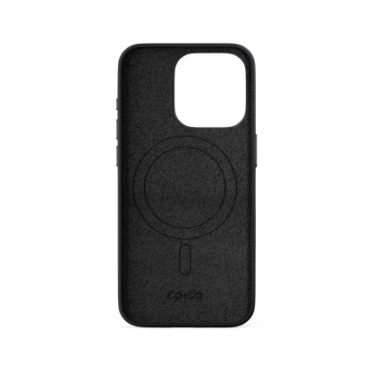 Epico Mag+ Silicone Case with Aluminium details for iPhone 16 Pro Max - black