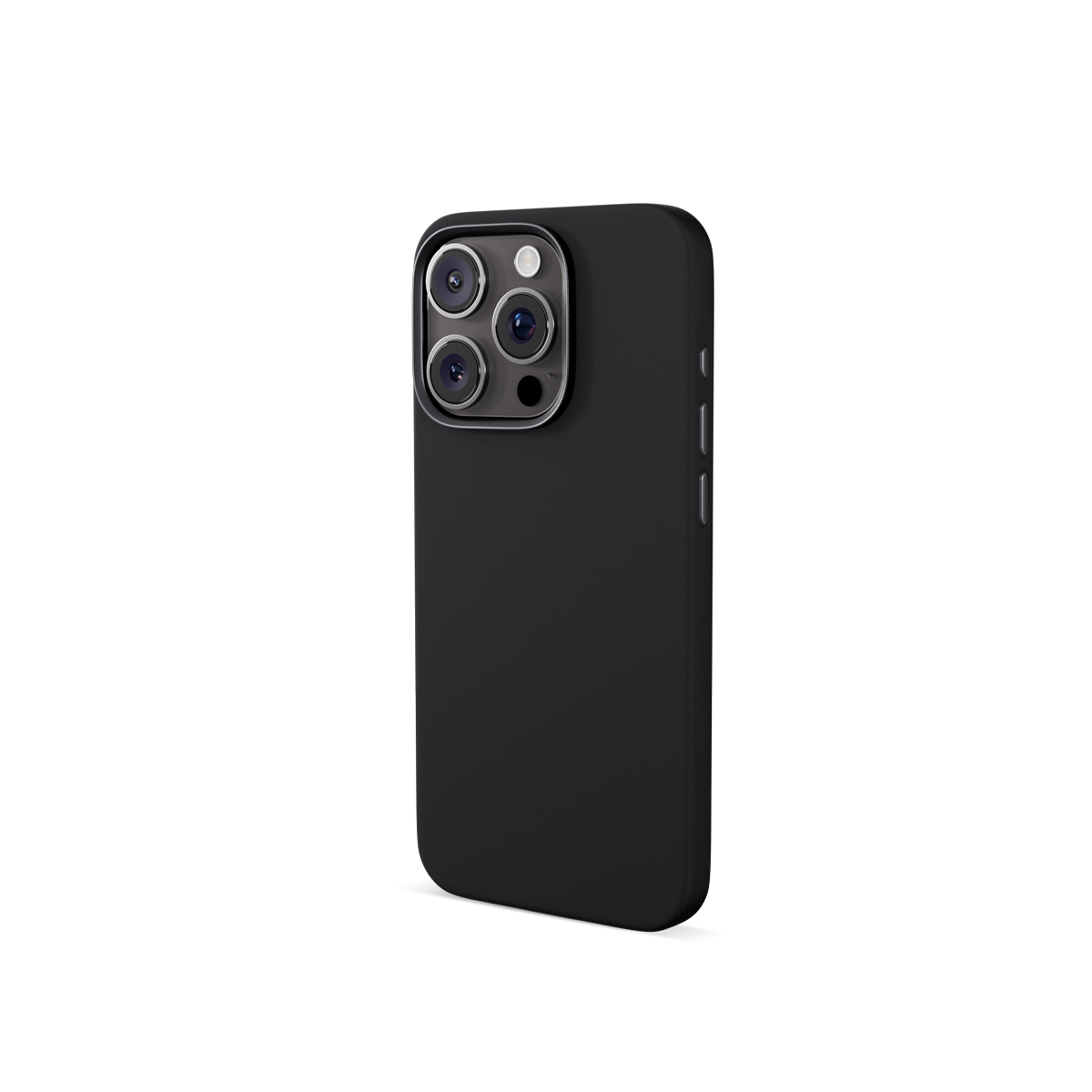 Epico Mag+ Silicone Case with Aluminium details for iPhone 16 Pro Max - black