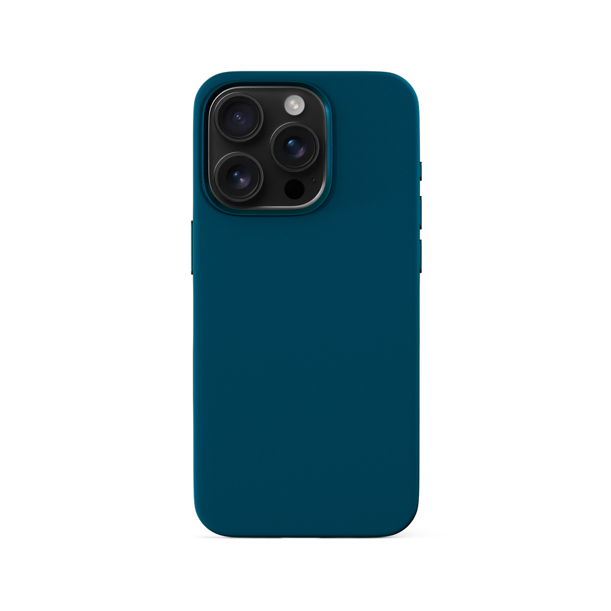 Epico Mag+ Silicone Case with Aluminium details for iPhone 16 Pro Max - petrol blue