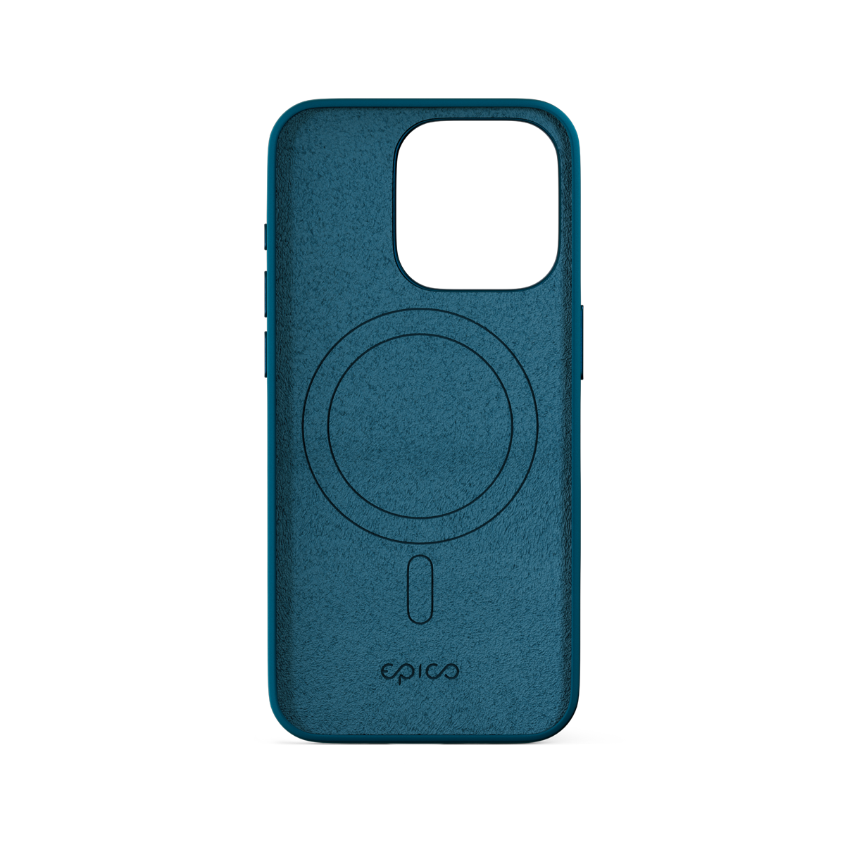 Epico Mag+ Silicone Case with Aluminium details for iPhone 16 Pro Max - petrol blue