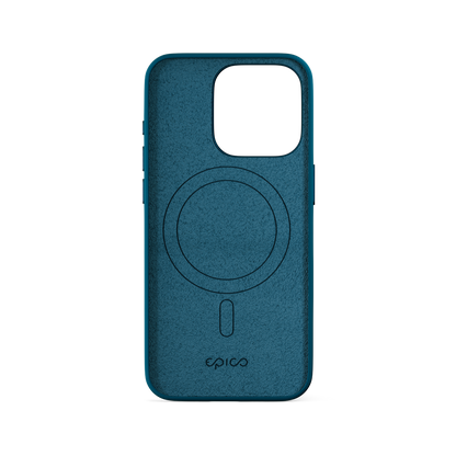 Epico Mag+ Silicone Case with Aluminium details for iPhone 16 Pro Max - petrol blue