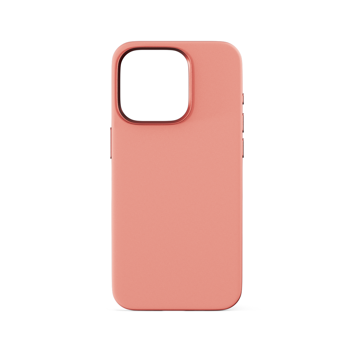 Epico Mag+ Silicone Case with Aluminium details for iPhone 16 Pro Max - peach pink