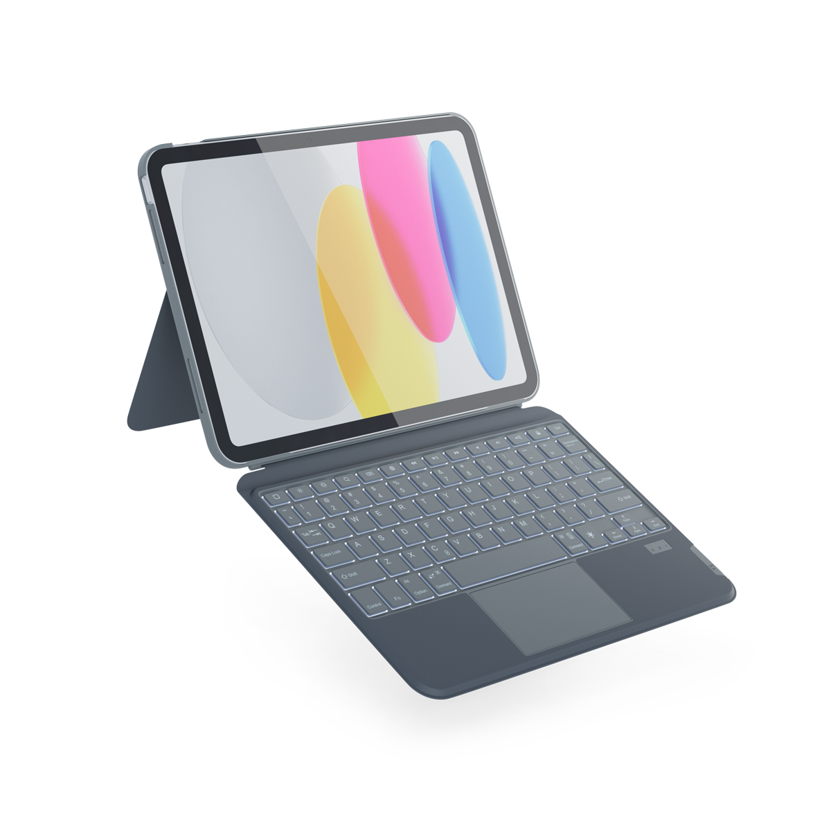 Epico Backlit Keyboard Case for iPad 10,9" (2022) - SK/grey