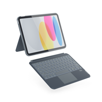 Epico Backlit Keyboard Case for iPad 10,9" (2022) - SK/grey