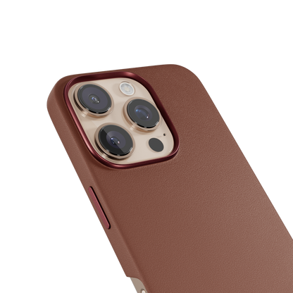 Epico Mag+ Leather Case iPhone 16 Pro Max - brown