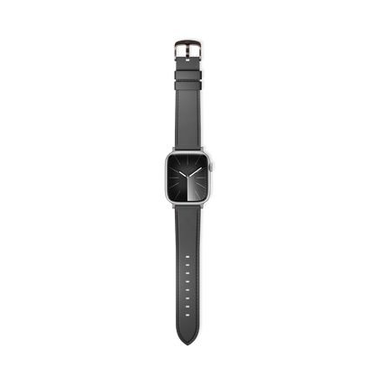 Epico Watch Strap Leather for Apple Watch SE/Series 1-9 (42/44/45mm)/10 (46mm)/Ultra (49mm) - black