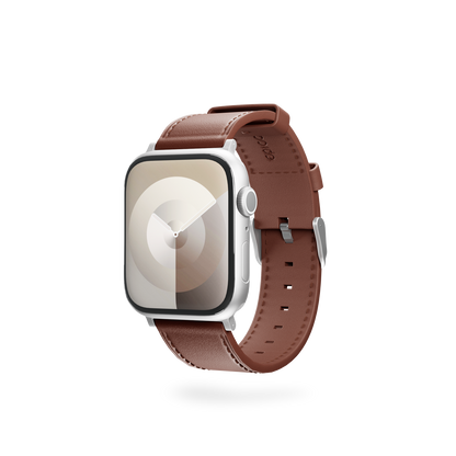 Epico Watch Strap Leather for Apple Watch SE/Series 1-9 (42/44/45mm)/10 (46mm)/Ultra (49mm) - brown