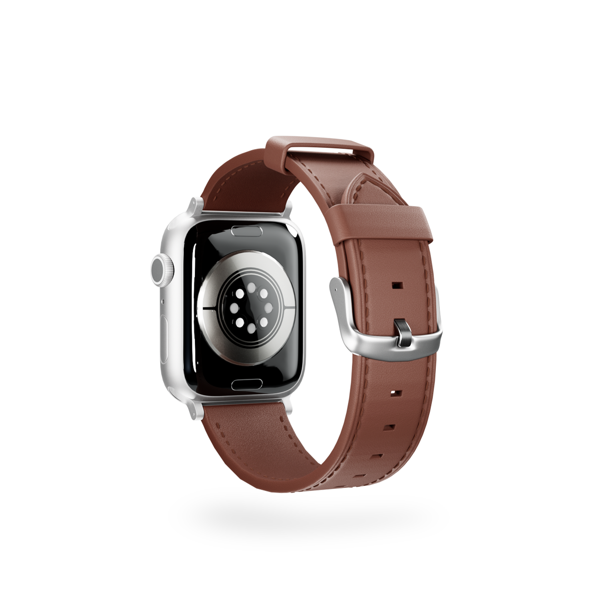 Epico Watch Strap Leather for Apple Watch SE/Series 1-9 (42/44/45mm)/10 (46mm)/Ultra (49mm) - brown