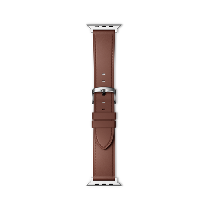 Epico Watch Strap Leather for Apple Watch SE/Series 1-9 (42/44/45mm)/10 (46mm)/Ultra (49mm) - brown