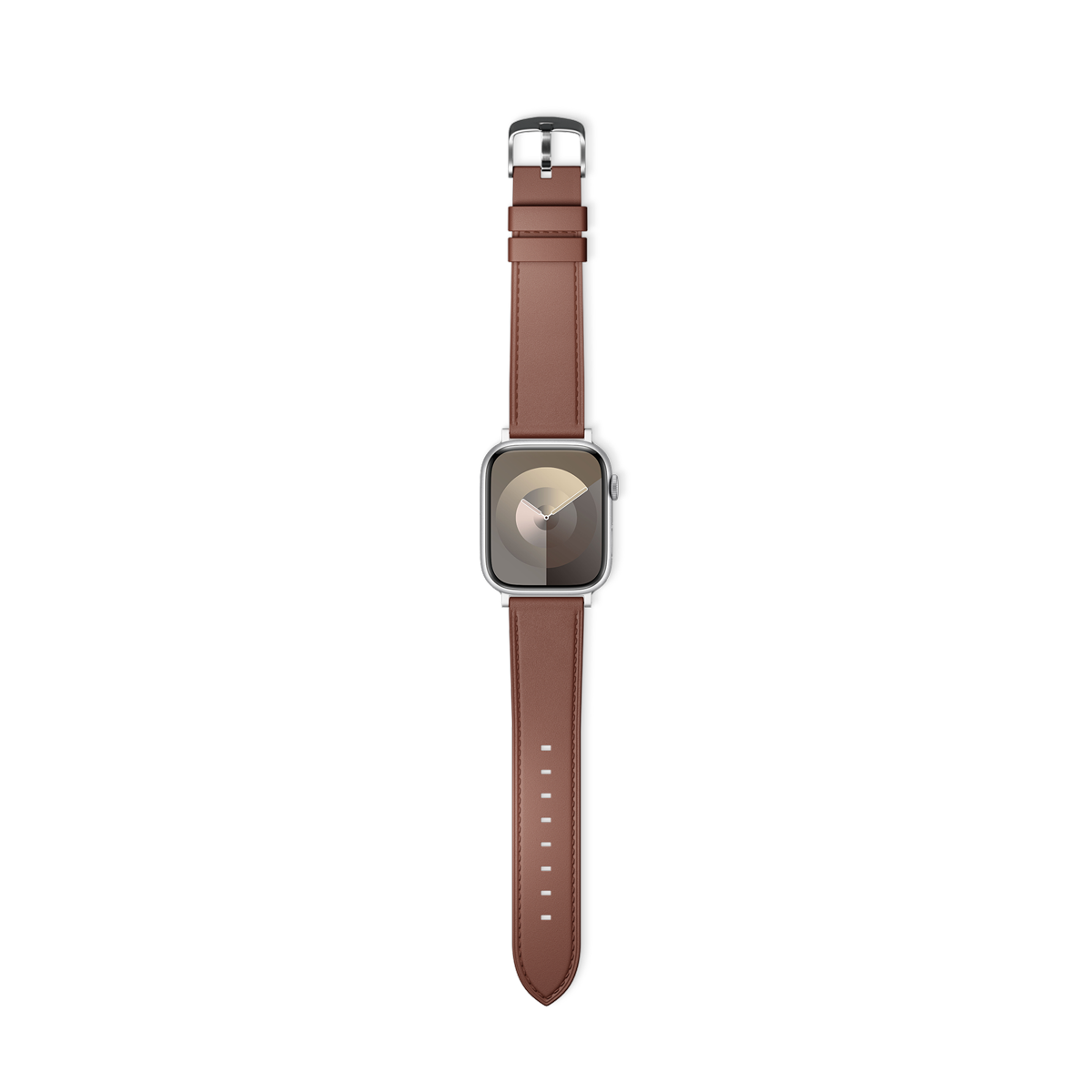 Epico Watch Strap Leather for Apple Watch SE/Series 1-9 (42/44/45mm)/10 (46mm)/Ultra (49mm) - brown