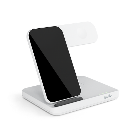 Spello 3in1 Wireless Charging Stand - white